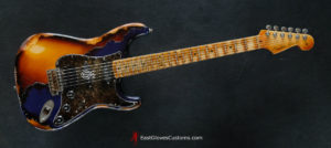 Fender Stratocaster Midnight Blue/Sunburst Heavy Aged Relic (SOLD) - Image 16