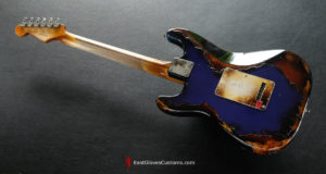 Fender Stratocaster Midnight Blue/Sunburst Heavy Aged Relic (SOLD) - Image 15