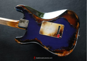 Fender Stratocaster Midnight Blue/Sunburst Heavy Aged Relic (SOLD) - Image 10