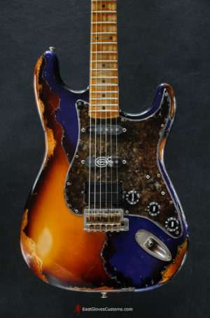 Fender Stratocaster Midnight Blue/Sunburst Heavy Aged Relic (SOLD)