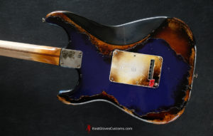 Fender Stratocaster Midnight Blue/Sunburst Heavy Aged Relic (SOLD) - Image 8