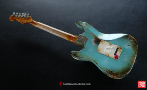 Fender Stratocaster Daphne Blue Heavy Aged Relic (SOLD) - Image 14