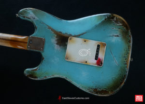 Fender Stratocaster Daphne Blue Heavy Aged Relic (SOLD) - Image 6