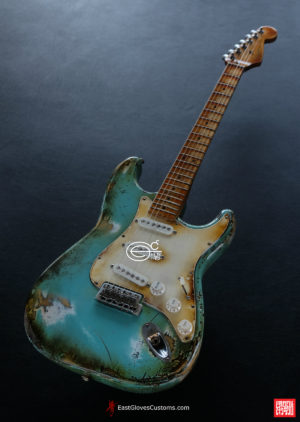 Fender Stratocaster Daphne Blue Heavy Aged Relic (SOLD)
