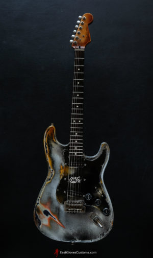 Fender Stratocaster Witch’s Bone Ash Finish Heavy Aged Relic by East Gloves Customs (SOLD) - Image 9