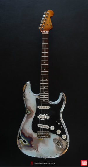 Fender Stratocaster Sonic Blue Heavy Aged Relic by East Gloves Customs (SOLD) - Image 14