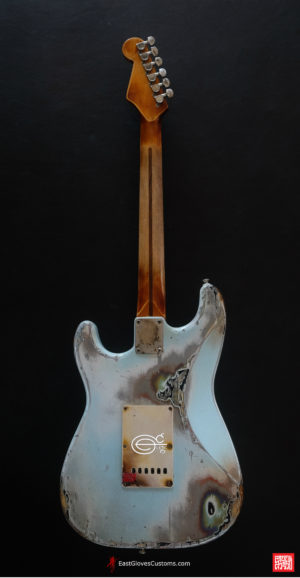 Fender Stratocaster Sonic Blue Heavy Aged Relic by East Gloves Customs (SOLD) - Image 15