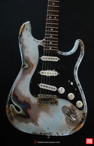 Fender Stratocaster Sonic Blue Heavy Aged Relic by East Gloves Customs (SOLD)