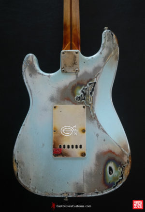 Fender Stratocaster Sonic Blue Heavy Aged Relic by East Gloves Customs (SOLD) - Image 11