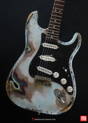 Fender Stratocaster Sonic Blue Heavy Aged Relic by East Gloves Customs (SOLD) - Image 2