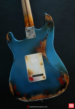 Fender Stratocaster Pelham Blue/Sunburst Heavy Aged Relic (SOLD) - Image 8