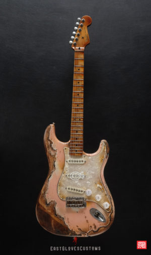 Fender Stratocaster 60th Anniversary Shell Pink Heavy Aged Relic by East Gloves Customs (SOLD) - Image 11