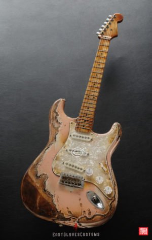 Fender Stratocaster 60th Anniversary Shell Pink Heavy Aged Relic by East Gloves Customs (SOLD) - Image 7