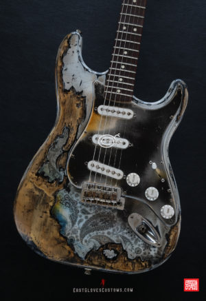 Fender Stratocaster 50th Anniversary White Marble Paisley Heavy Aged Relic (SOLD) - Image 2