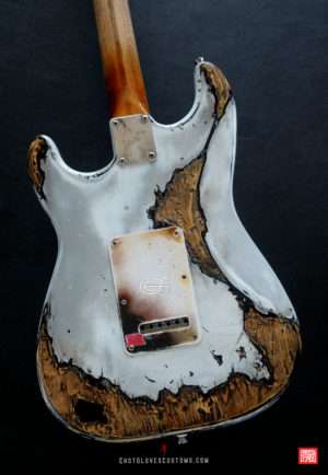 Fender Stratocaster 50th Anniversary White Marble Paisley Heavy Aged Relic (SOLD) - Image 3