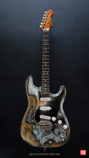 Fender Stratocaster 50th Anniversary White Marble Paisley Heavy Aged Relic (SOLD) - Image 15