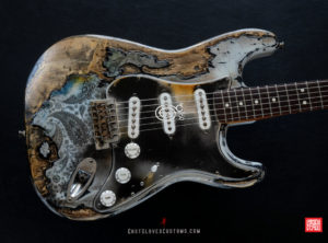 Fender Stratocaster 50th Anniversary White Marble Paisley Heavy Aged Relic (SOLD)