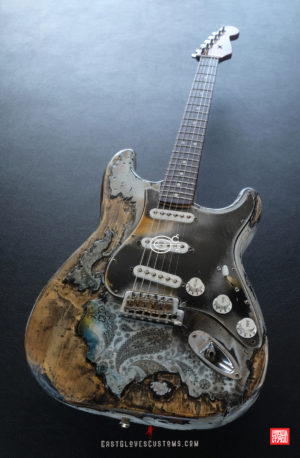 Fender Stratocaster 50th Anniversary White Marble Paisley Heavy Aged Relic (SOLD) - Image 4