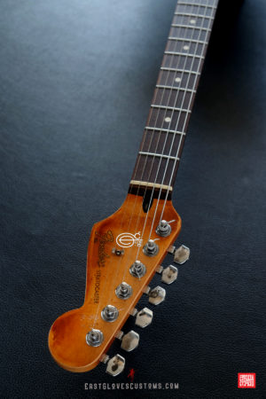 Fender Stratocaster 50th Anniversary White Marble Paisley Heavy Aged Relic (SOLD) - Image 19