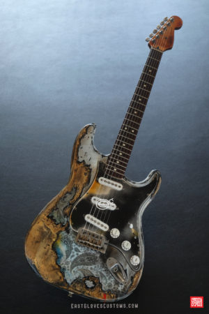Fender Stratocaster 50th Anniversary White Marble Paisley Heavy Aged Relic (SOLD) - Image 12