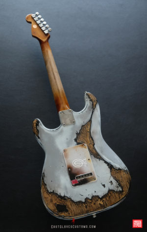 Fender Stratocaster 50th Anniversary White Marble Paisley Heavy Aged Relic (SOLD) - Image 13