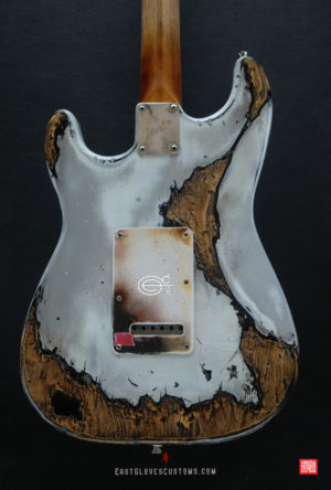 Fender Stratocaster 50th Anniversary White Marble Paisley Heavy Aged Relic (SOLD) - Image 10