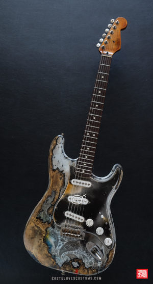 Fender Stratocaster 50th Anniversary White Marble Paisley Heavy Aged Relic (SOLD) - Image 14