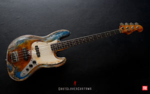 Fender Jazz Pelham Blue/Amber Paisley Bass Heavy Aged Relic (SOLD) - Image 15
