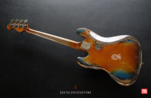 Fender Jazz Pelham Blue/Amber Paisley Bass Heavy Aged Relic (SOLD) - Image 16