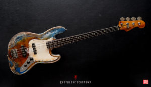Fender Jazz Pelham Blue/Amber Paisley Bass Heavy Aged Relic (SOLD) - Image 21