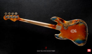 Fender Jazz Pelham Blue/Amber Paisley Bass Heavy Aged Relic (SOLD) - Image 22