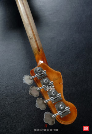 Fender Jazz Pelham Blue/Amber Paisley Bass Heavy Aged Relic (SOLD) - Image 24