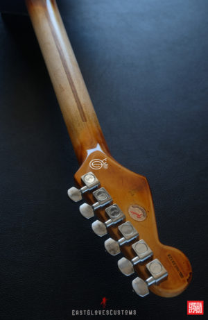 Fender Stratocaster Pelham Blue/Amber Paisley Made in USA Heavy Aged Relic (SOLD) - Image 21