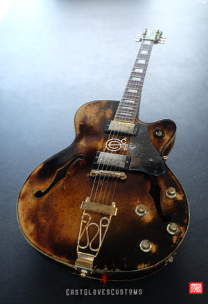 Hohner SE-400 Professional Natural Amber Finish Heavy Aged Relic by East Gloves Customs (SOLD)