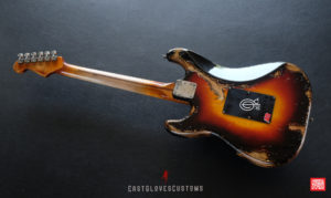 Fender Stratocaster Sunburst HSS Heavy Aged Relic by East Gloves Customs (SOLD) - Image 11