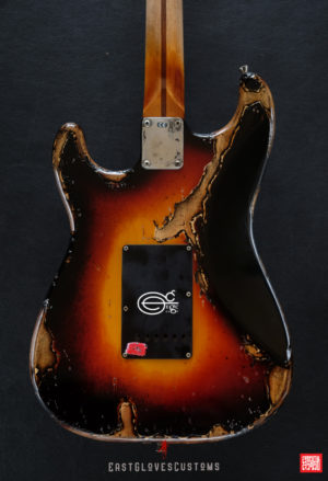 Fender Stratocaster Sunburst HSS Heavy Aged Relic by East Gloves Customs (SOLD) - Image 5