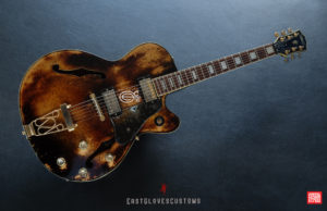 Hohner SE-400 Professional Natural Amber Finish Heavy Aged Relic by East Gloves Customs (SOLD) - Image 6