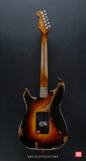 Fender Stratocaster Sunburst HSS Heavy Aged Relic by East Gloves Customs (SOLD) - Image 13