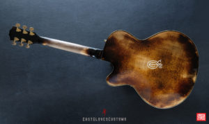 Hohner SE-400 Professional Natural Amber Finish Heavy Aged Relic by East Gloves Customs (SOLD) - Image 12