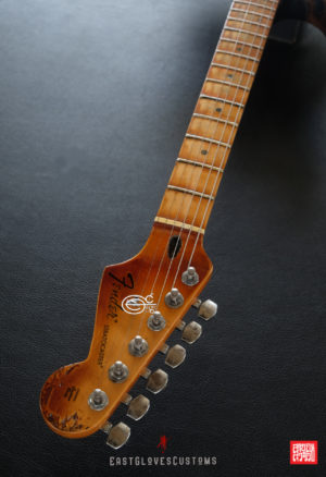 Fender Stratocaster Sunburst HSS Heavy Aged Relic by East Gloves Customs (SOLD) - Image 16