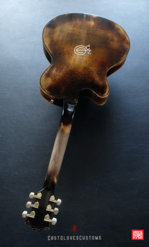 Hohner SE-400 Professional Natural Amber Finish Heavy Aged Relic by East Gloves Customs (SOLD) - Image 20