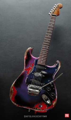 Fender Stratocaster Contemporary E Series Floyd Rose System1 Flip Flop Finish Heavy Aged Relic [Extremely Rare] - Image 5