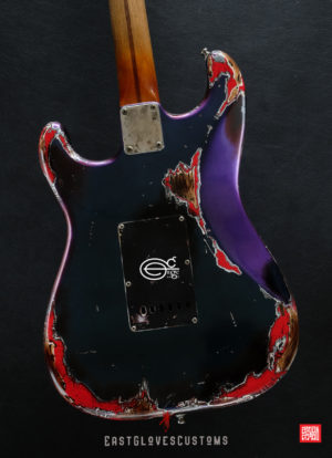 Fender Stratocaster Contemporary E Series Floyd Rose System1 Flip Flop Finish Heavy Aged Relic [Extremely Rare] - Image 8