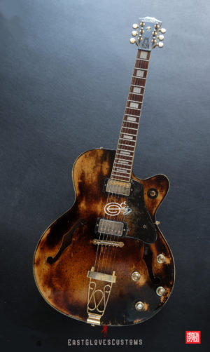 Hohner SE-400 Professional Natural Amber Finish Heavy Aged Relic by East Gloves Customs (SOLD) - Image 17