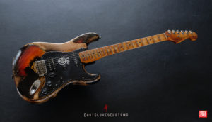 Fender Stratocaster Sunburst HSS Heavy Aged Relic by East Gloves Customs (SOLD) - Image 10