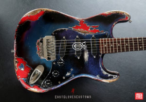 Fender Stratocaster Contemporary E Series Floyd Rose System1 Flip Flop Finish Heavy Aged Relic [Extremely Rare] - Image 4