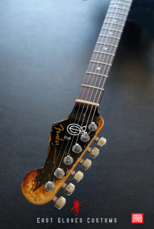 Fender Stratocaster 60th Anniversary Special Edition Black Aged Relic by East Gloves Customs (Rare) - Image 16