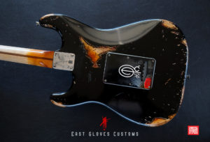 Fender Stratocaster 60th Anniversary Special Edition Black Aged Relic by East Gloves Customs (Rare) - Image 3