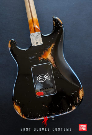 Fender Stratocaster 60th Anniversary Special Edition Black Aged Relic by East Gloves Customs (Rare) - Image 5