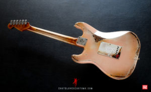 Fender Stratocaster Shell Pink Aged Relic by East Gloves Customs (SOLD) - Image 9
